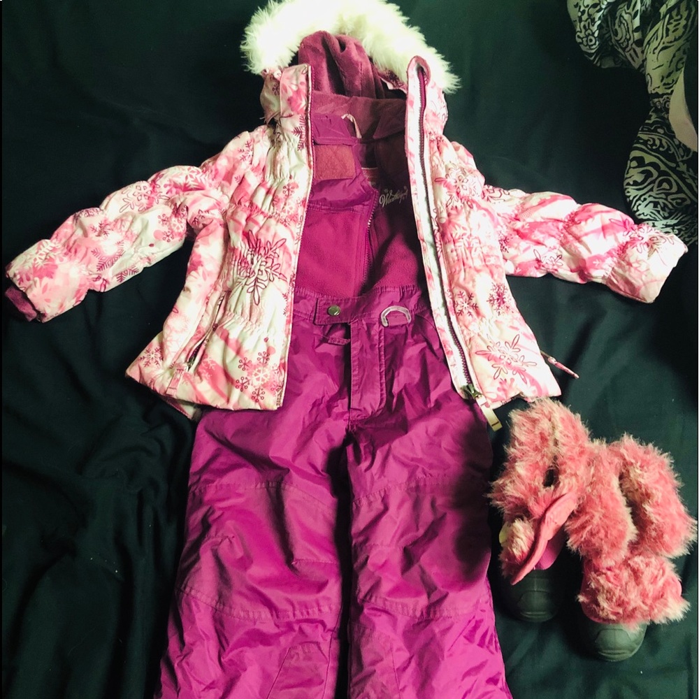 Snow suit and boots
